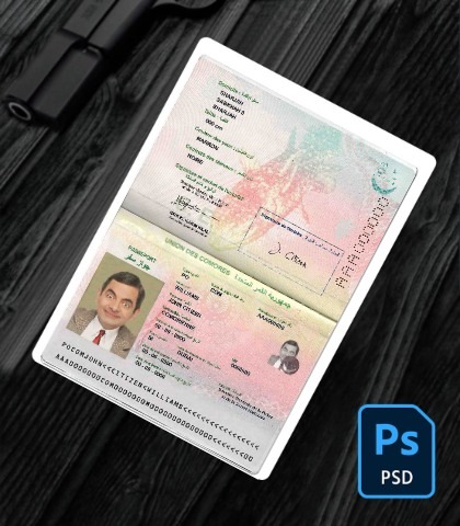 Union des Comores passport PSD